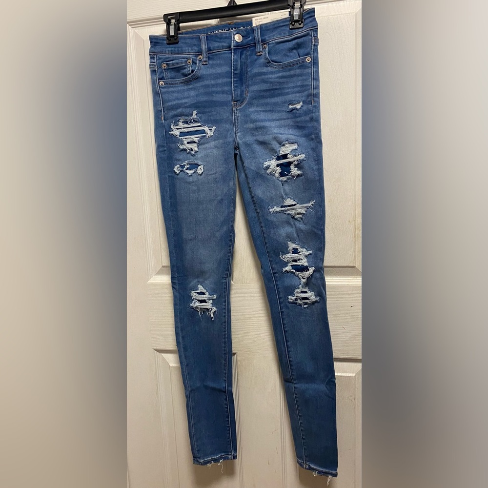 American Eagle Hi-Rise Jegging Long Size 4 NWT